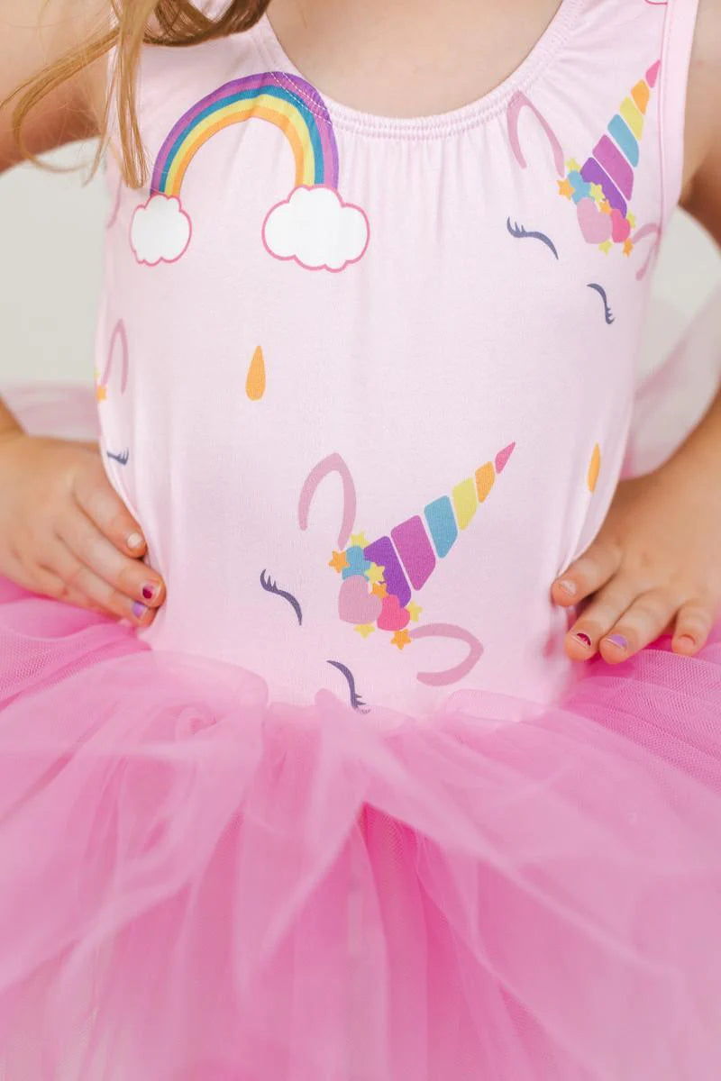 Bubblegum Unicorn Tank Tutu Leotard - Doodlebug's Children's Boutique