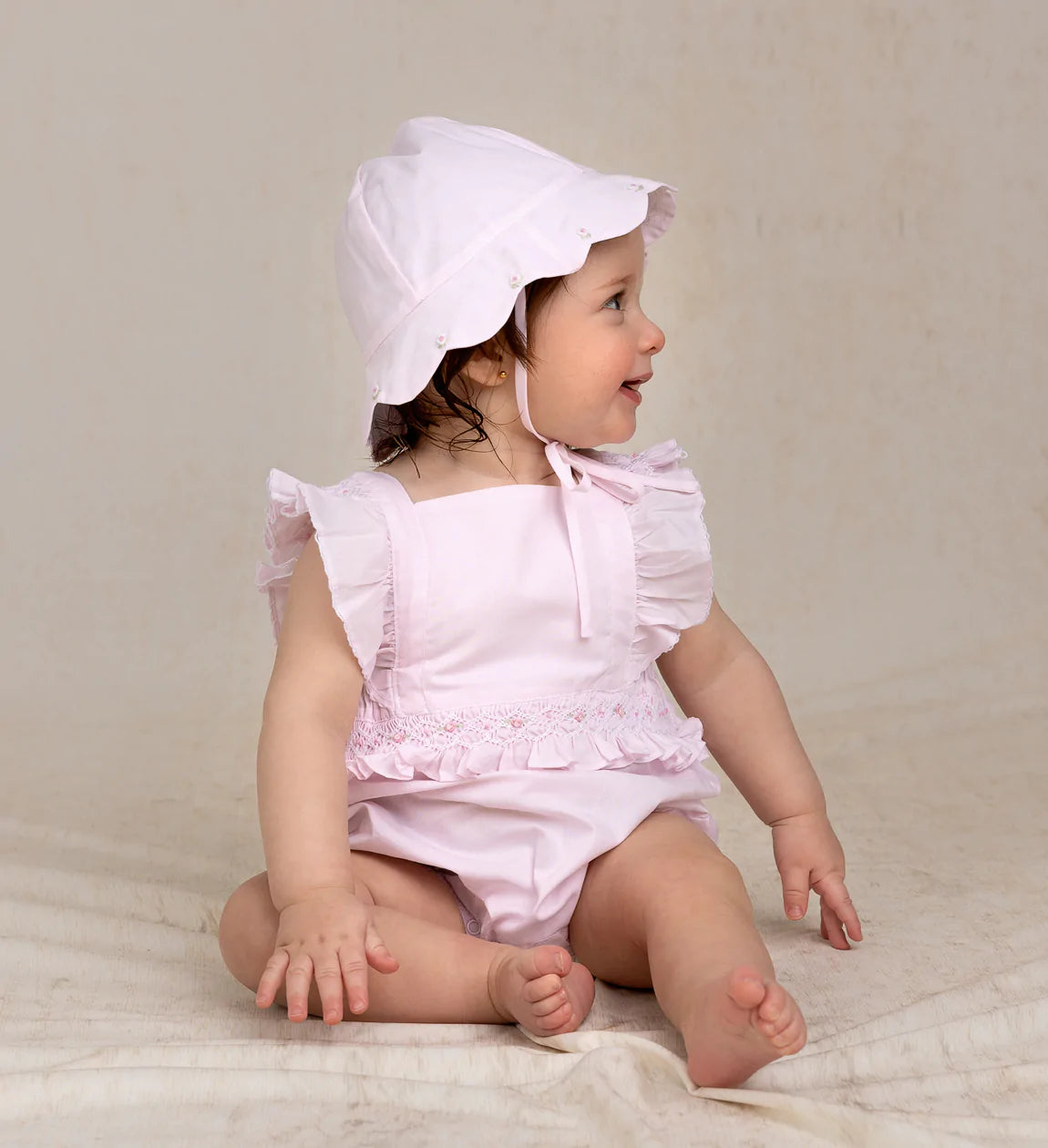 Smocked Ruffle Romper - Doodlebug's Children's Boutique