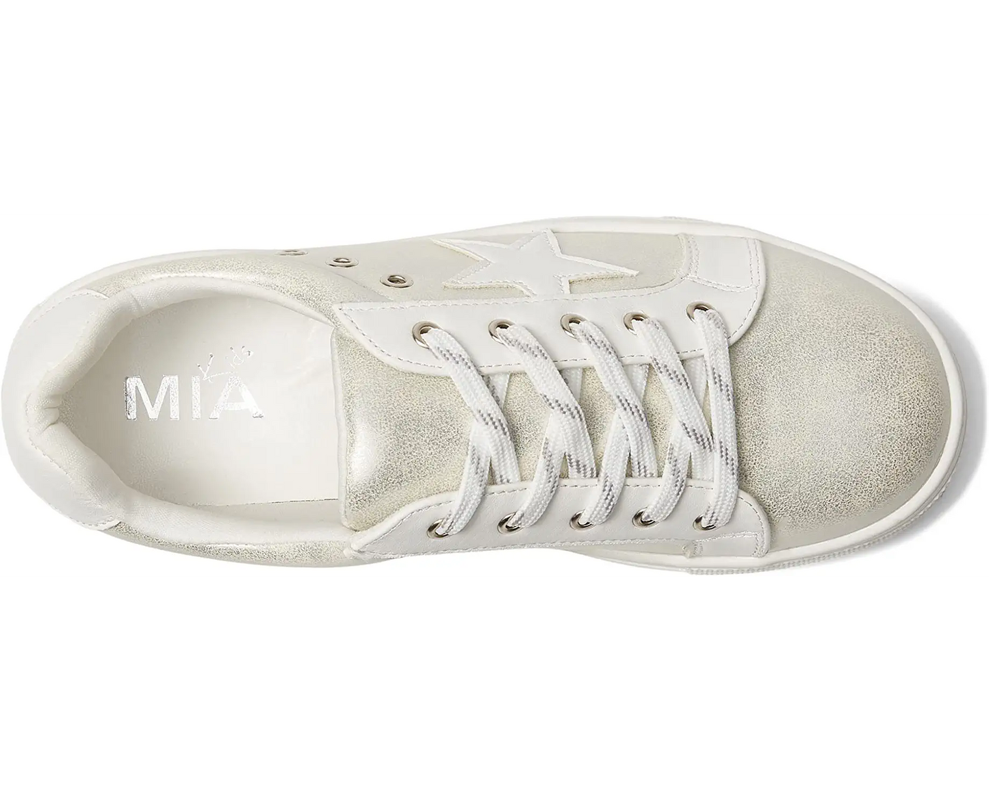 Sparklee Sneaker in White - Doodlebug's Children's Boutique