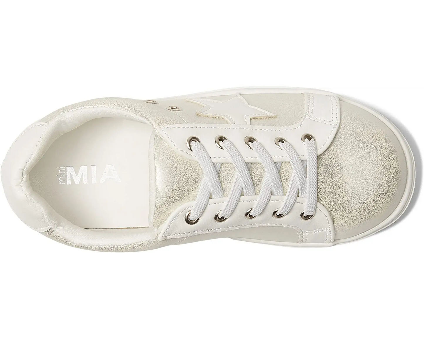 Lil Sparklee Sneaker in White - Doodlebug's Children's Boutique