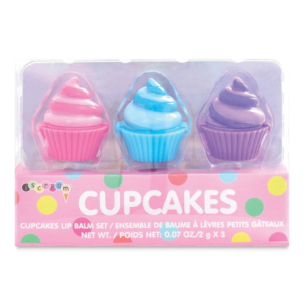 Cupcakes Lip Balm Trio - Doodlebug's Children's Boutique