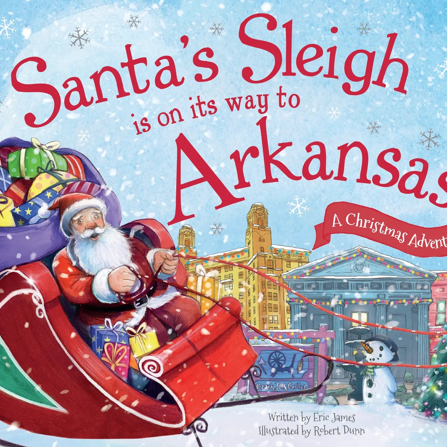 Santa's Sleigh Is on Its Way to Arkansas Book - Doodlebug's Children's Boutique