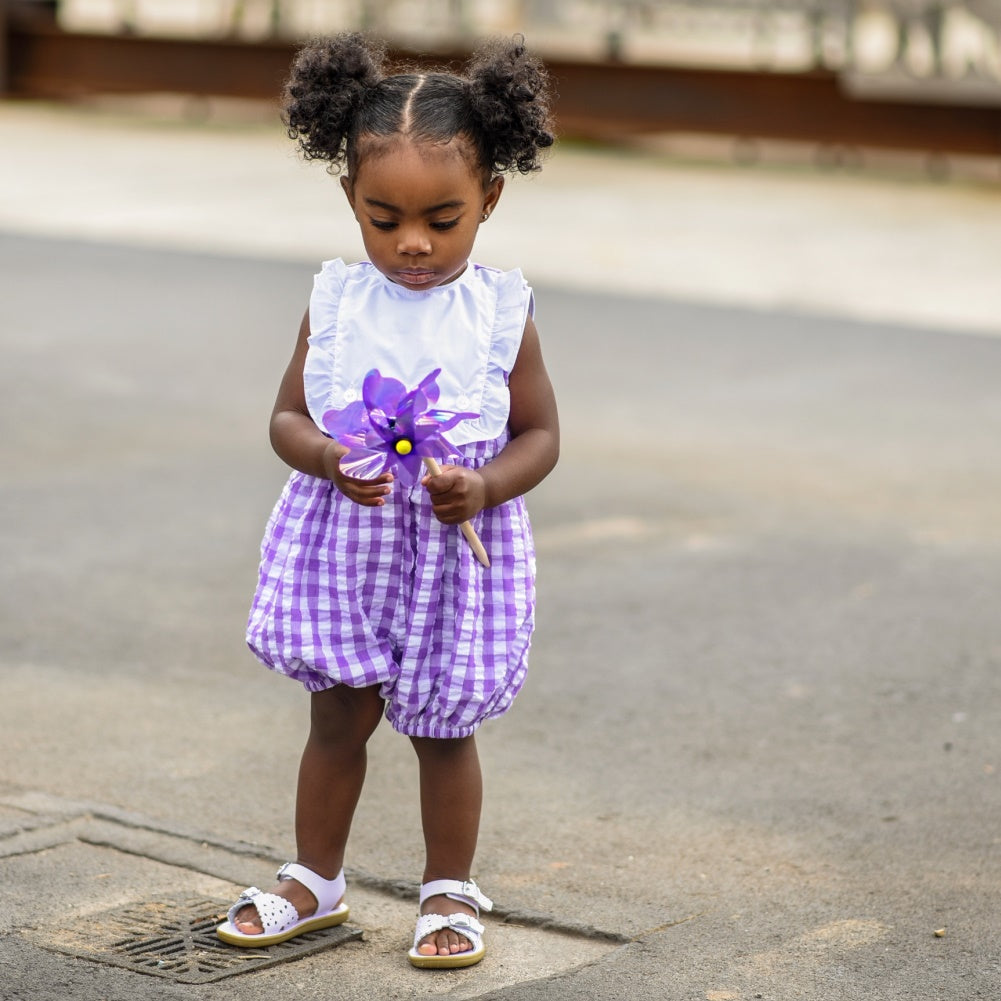 Ariel Sandal in Lavender - Doodlebug's Children's Boutique