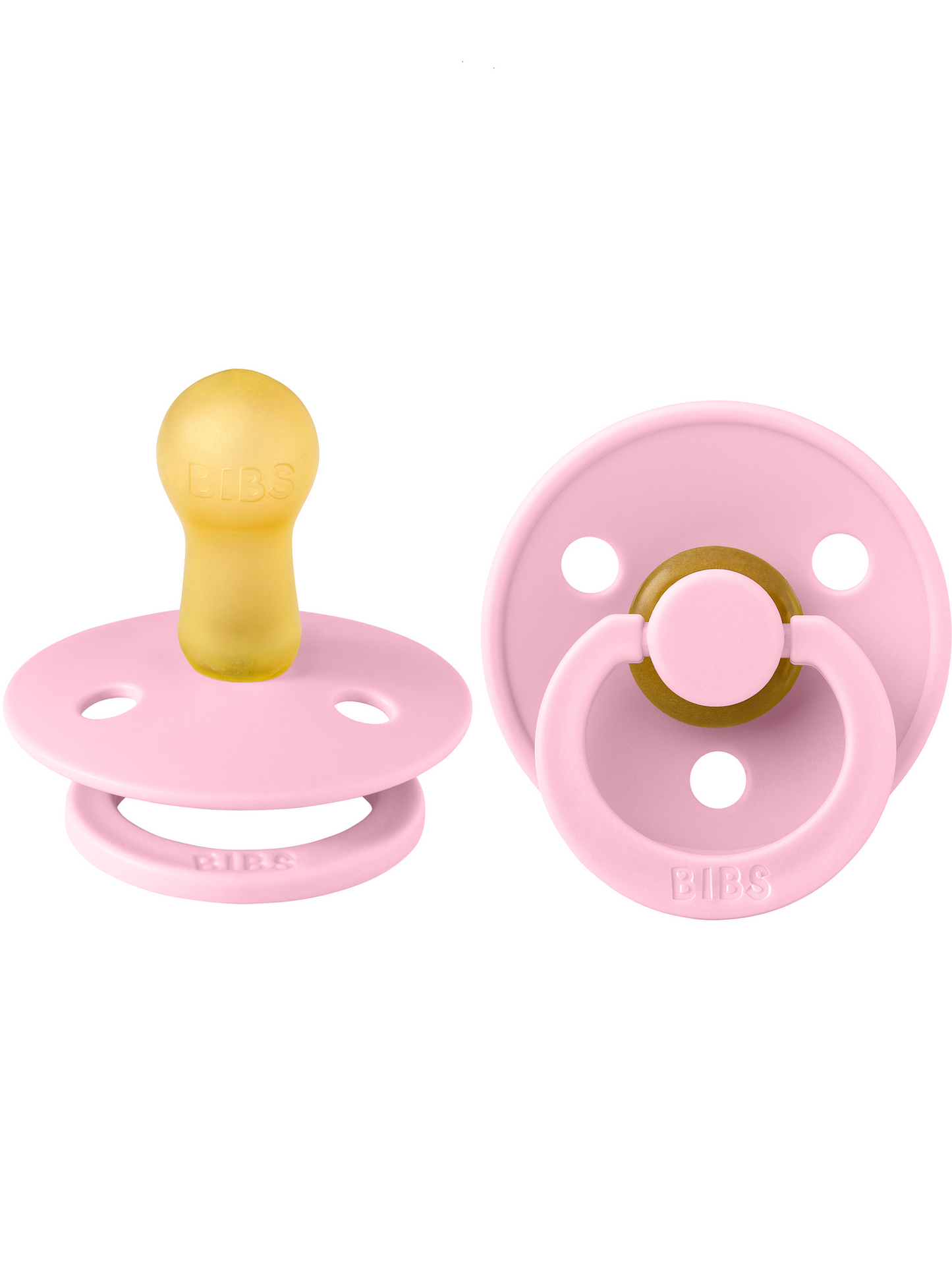 BIBS Pacifier Two Pack in Baby Pink - Doodlebug's Children's Boutique