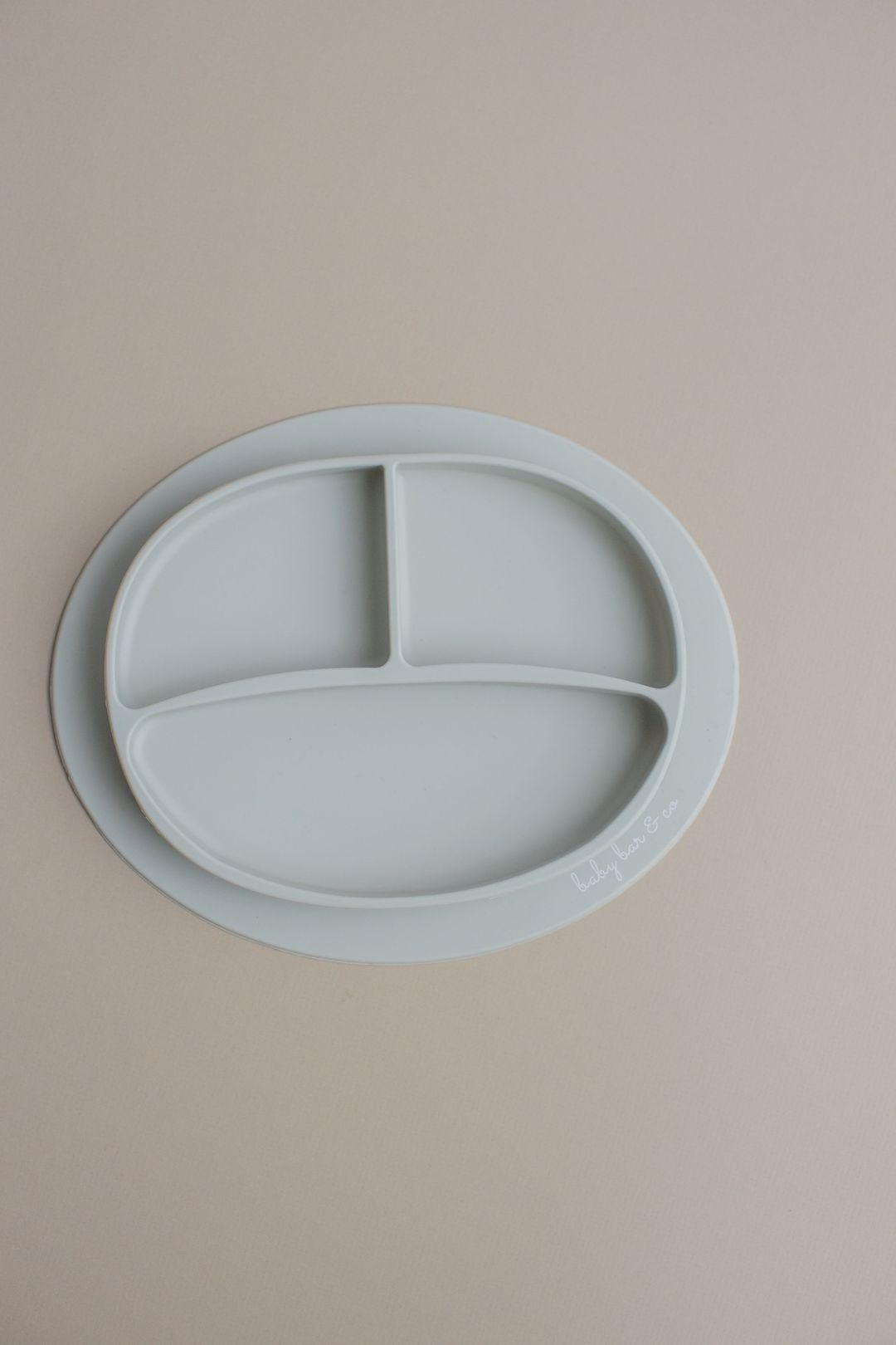 Suction Sili Plate in Taupe - Doodlebug's Children's Boutique