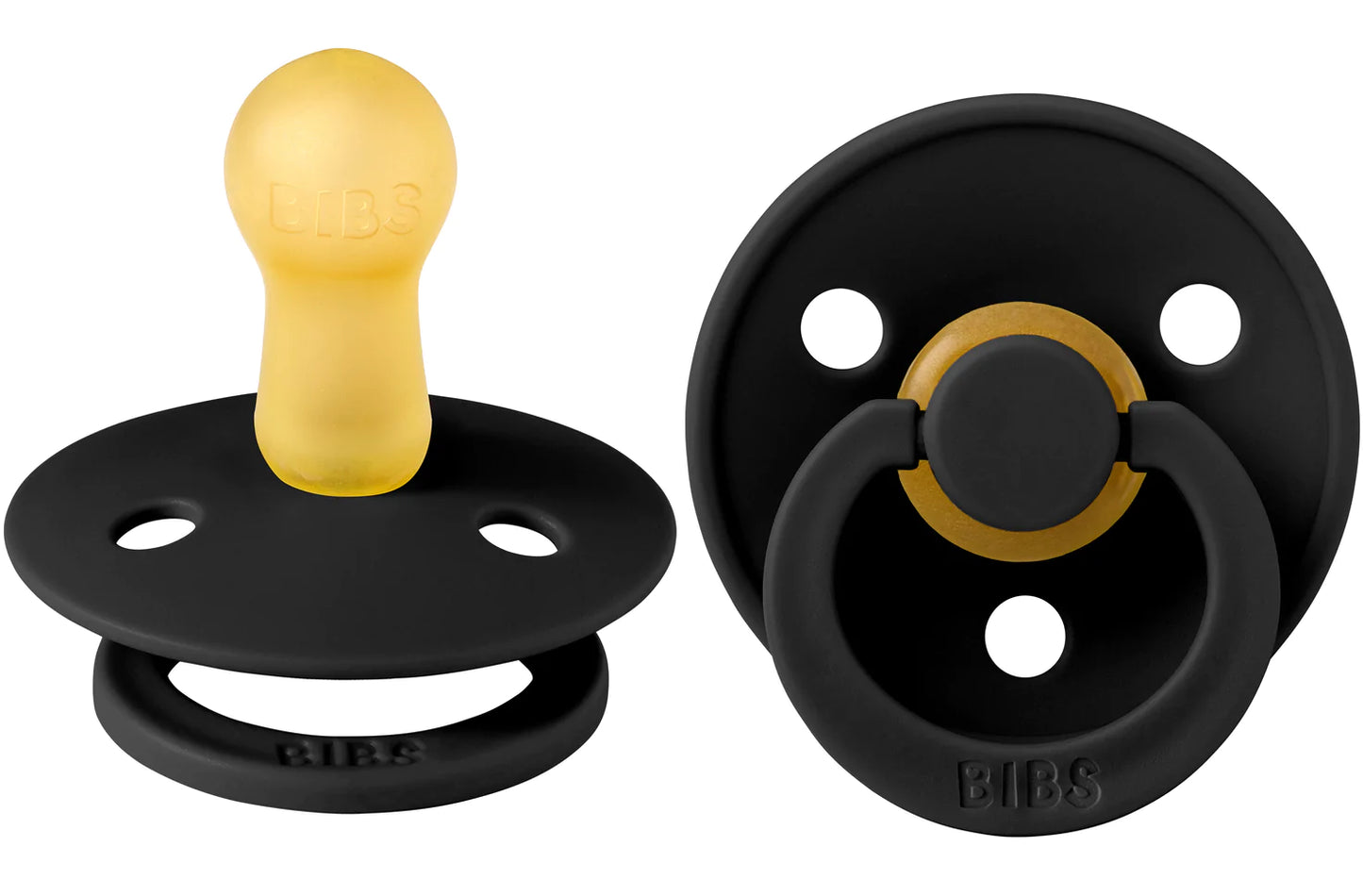 BIBS Pacifier Two Pack in Black - Doodlebug's Children's Boutique