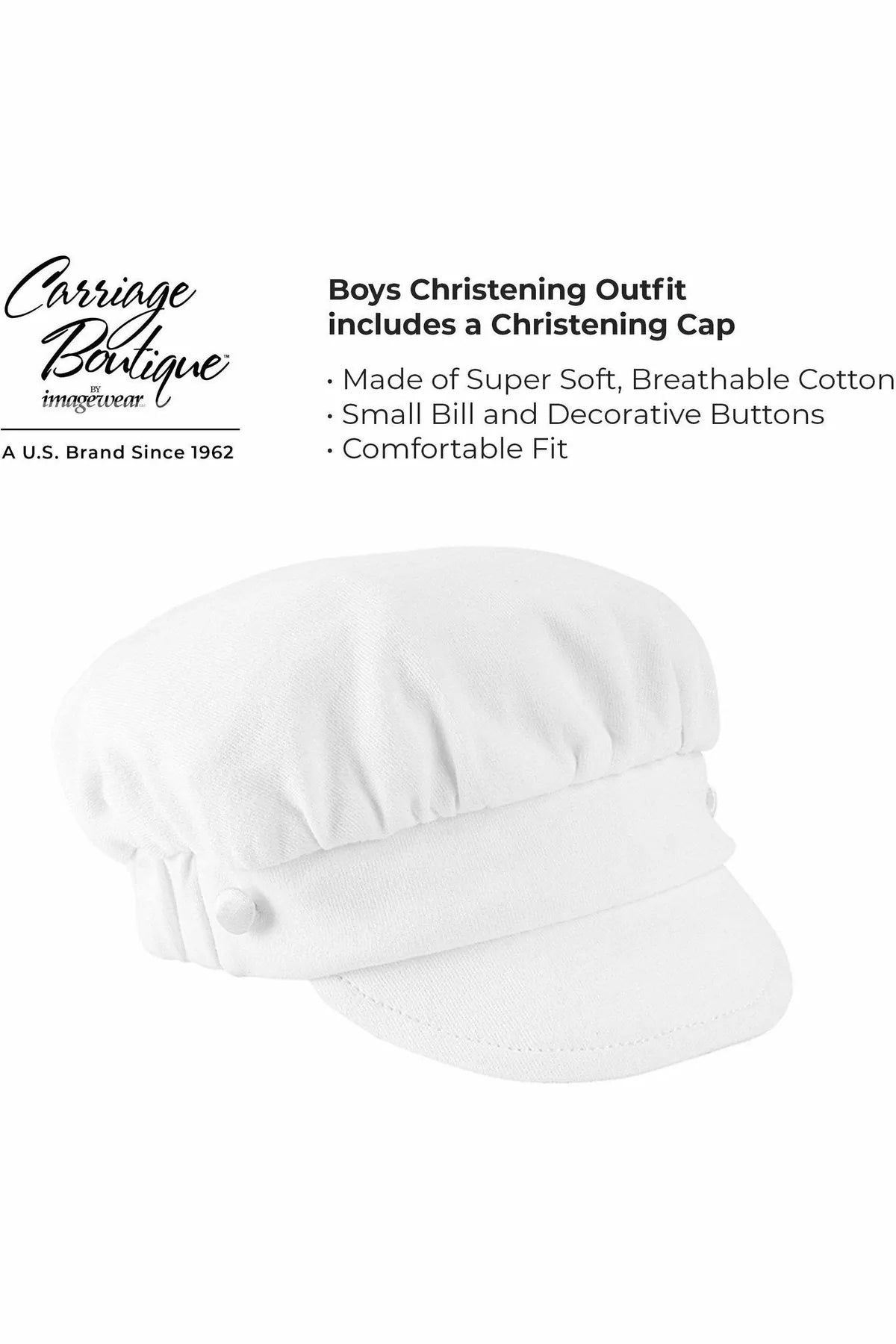 Cross Outfit with Newsboy Cap - Doodlebug's Children's Boutique