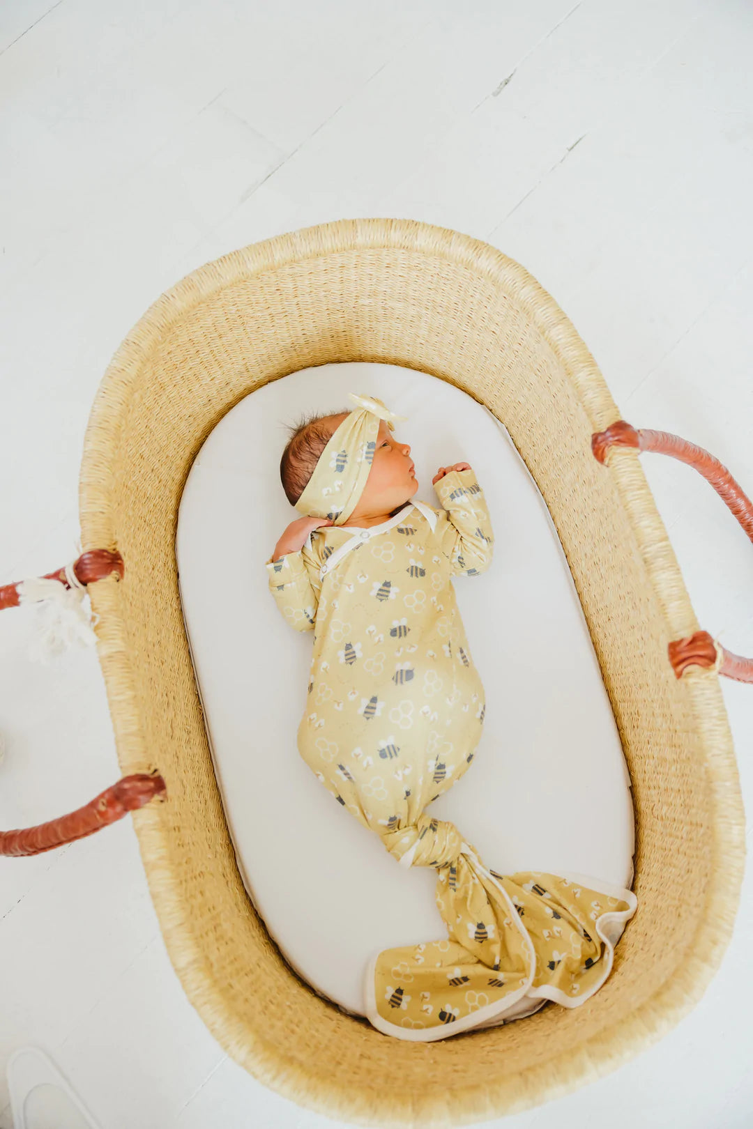 Honeycomb Knotted Gown - Doodlebug's Children's Boutique