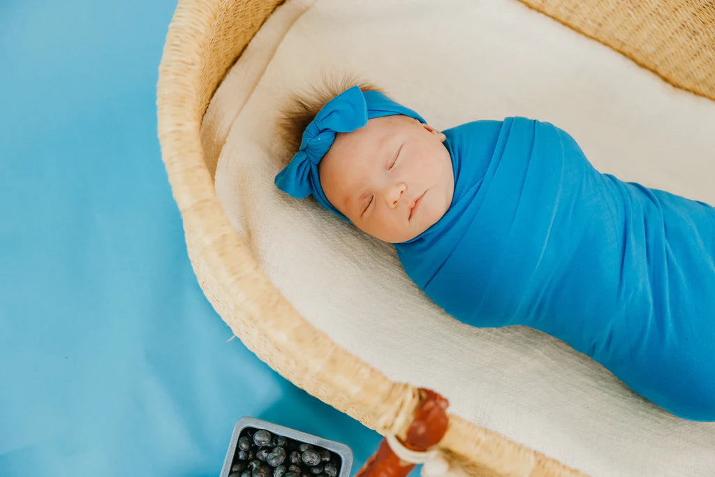 Blueberry Swaddle Blanket - Doodlebug's Children's Boutique