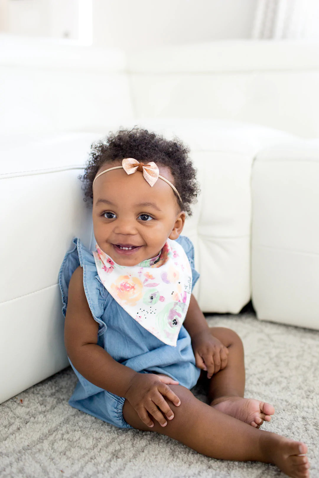 Bloom 4 Pack Bandana Bibs - Doodlebug's Children's Boutique