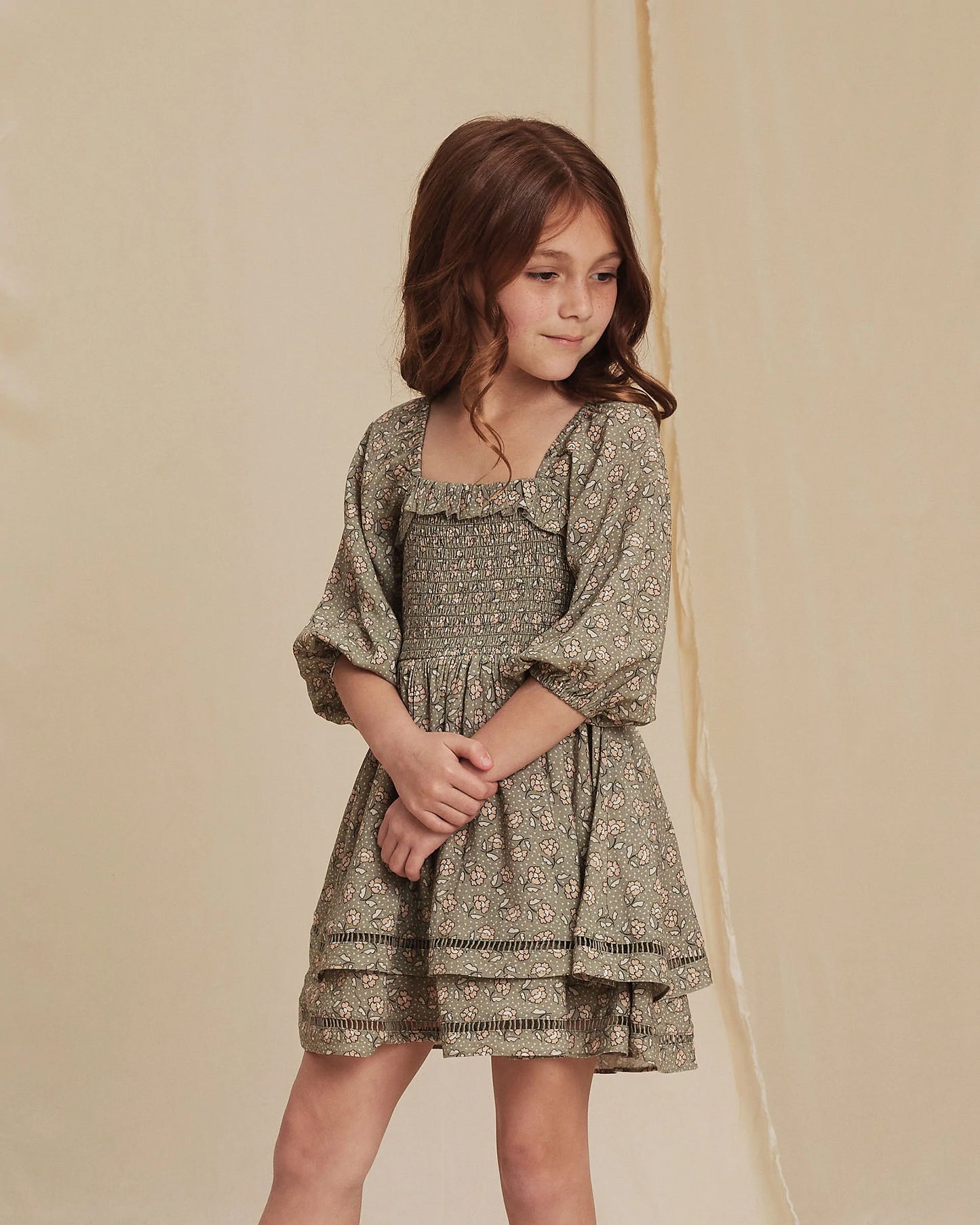 Elodie Dress in Primrose - Doodlebug's Children's Boutique