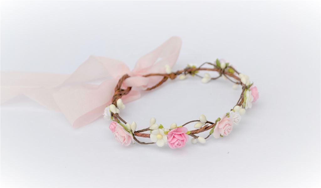 Swan Lake Flower Crown - Doodlebug's Children's Boutique