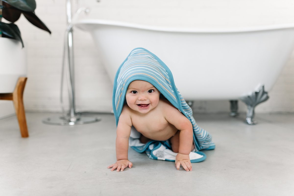 Milo Hooded Towel - Doodlebug's Children's Boutique