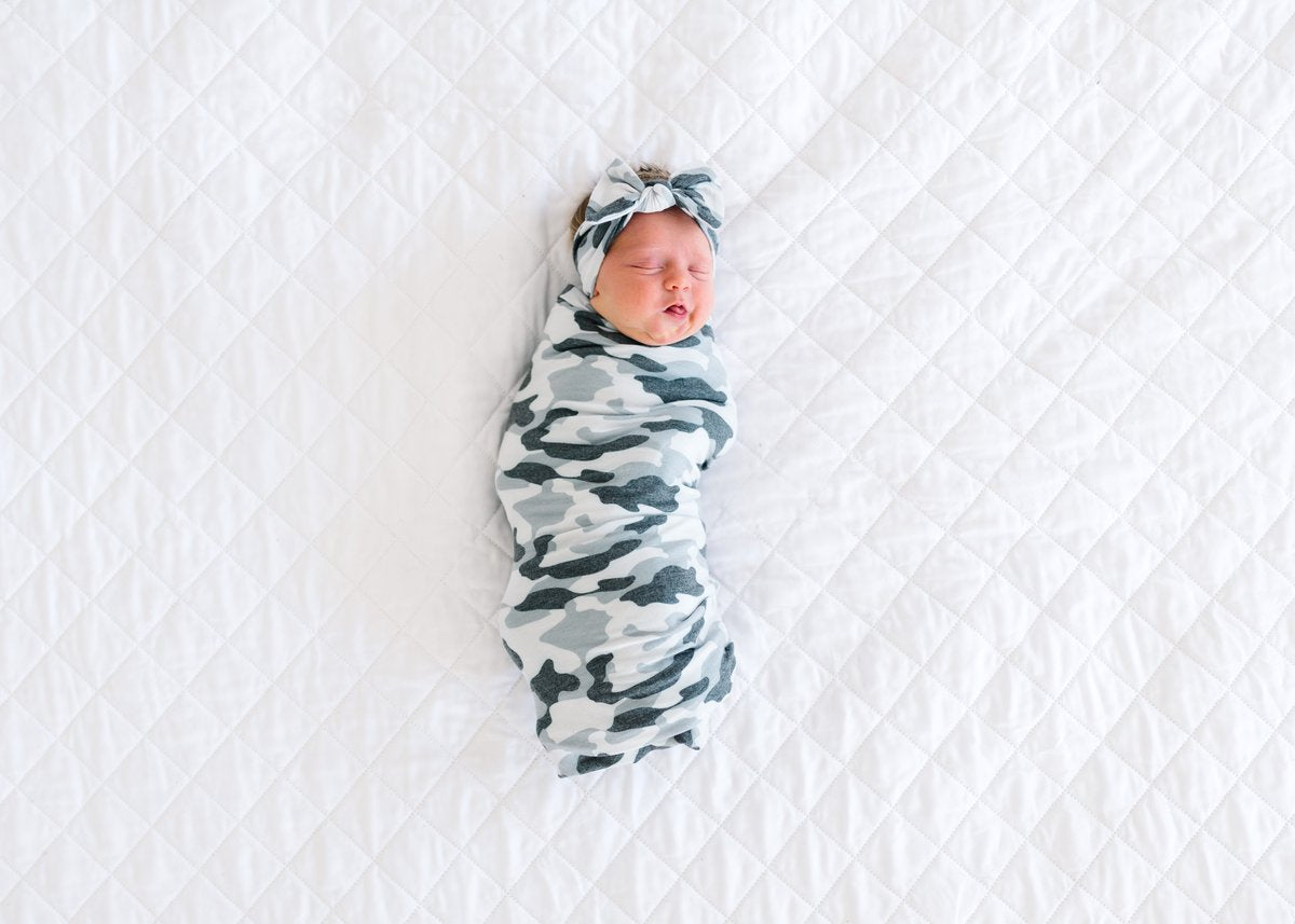 Gunnar Knit Headband Bow - Doodlebug's Children's Boutique