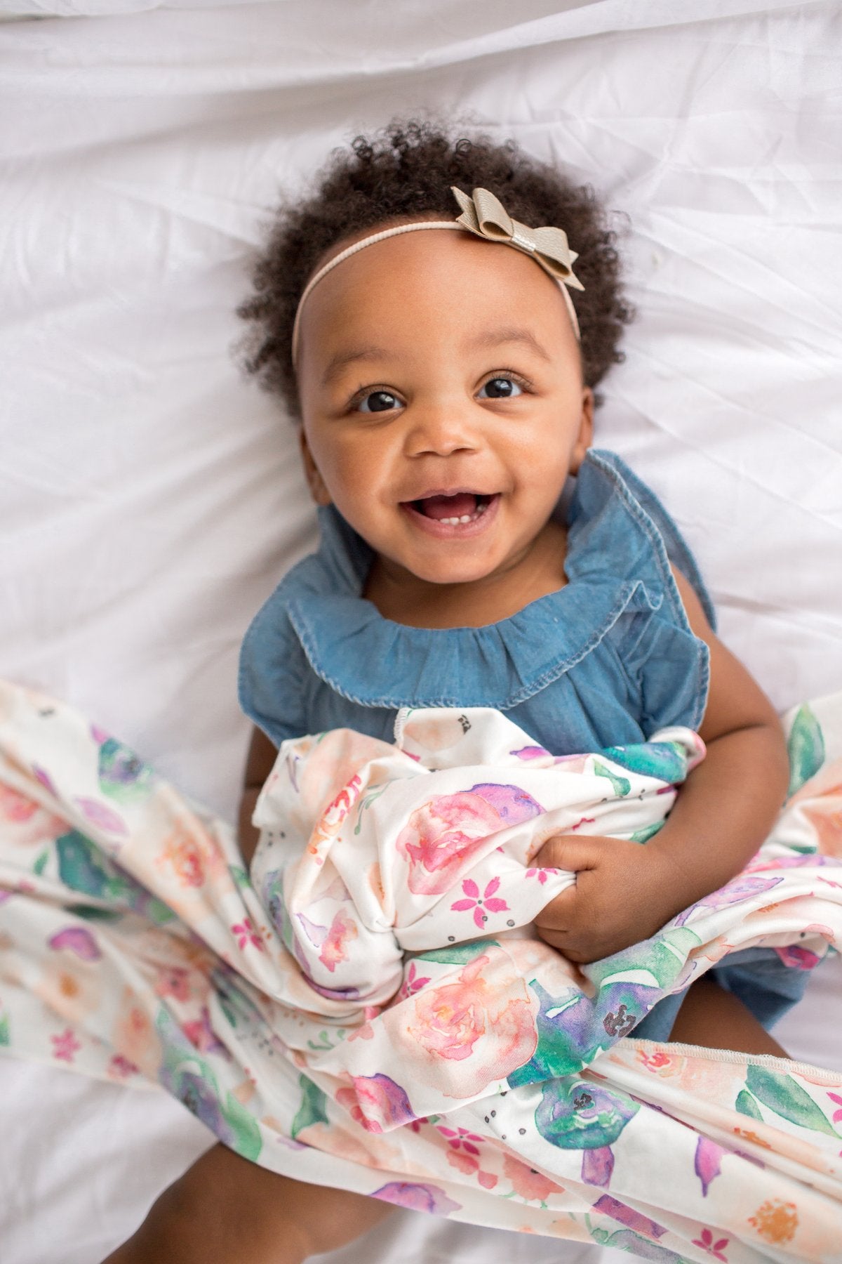 Bloom Swaddle Blanket - Doodlebug's Children's Boutique