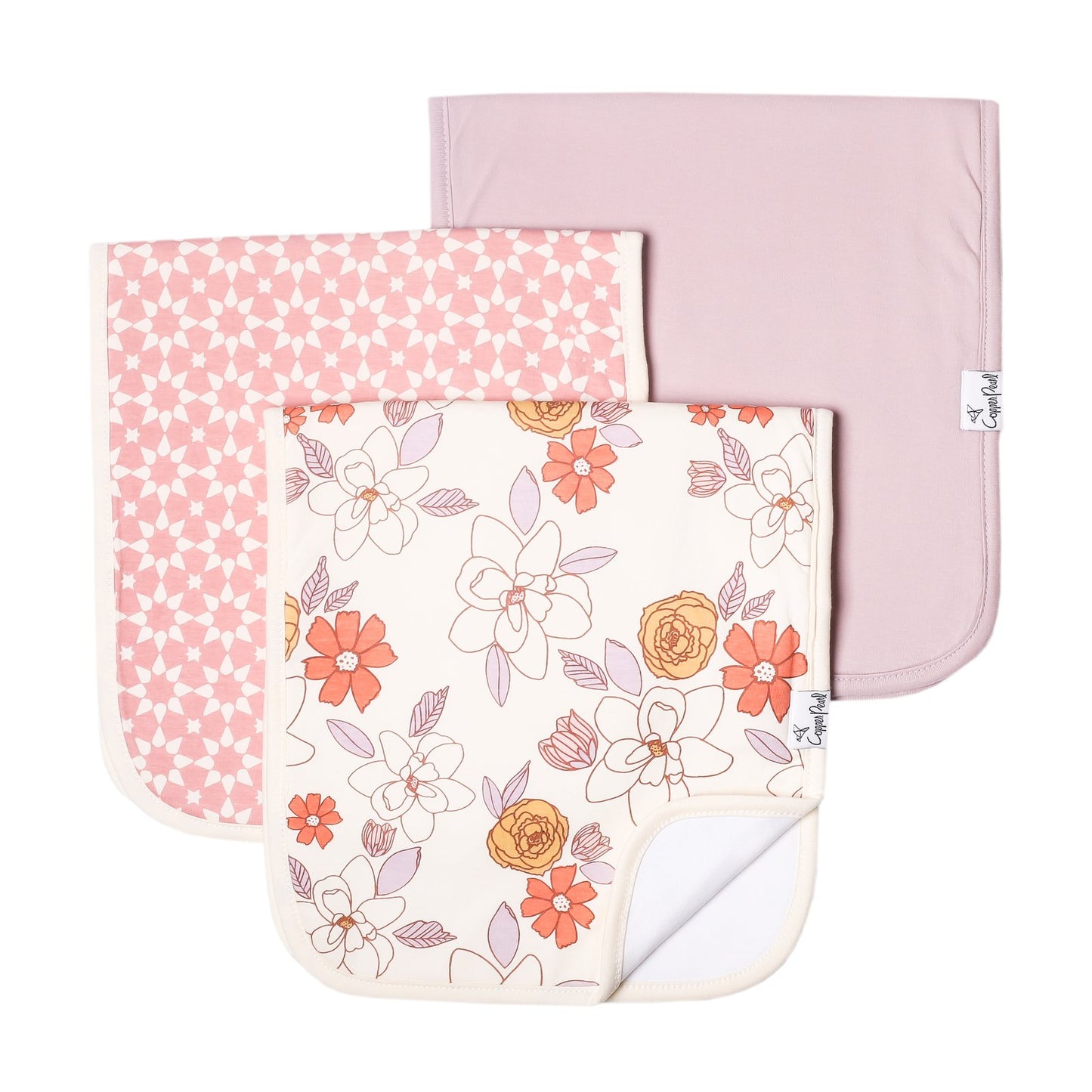 Ferra 3 Pack Burp Cloths - Doodlebug's Children's Boutique