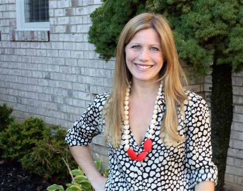 Greenwich Teething Necklace in Ivory - Doodlebug's Children's Boutique