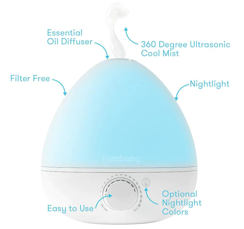 3-in-1 Humidifier + Diffuser + Nightlight - Doodlebug's Children's Boutique