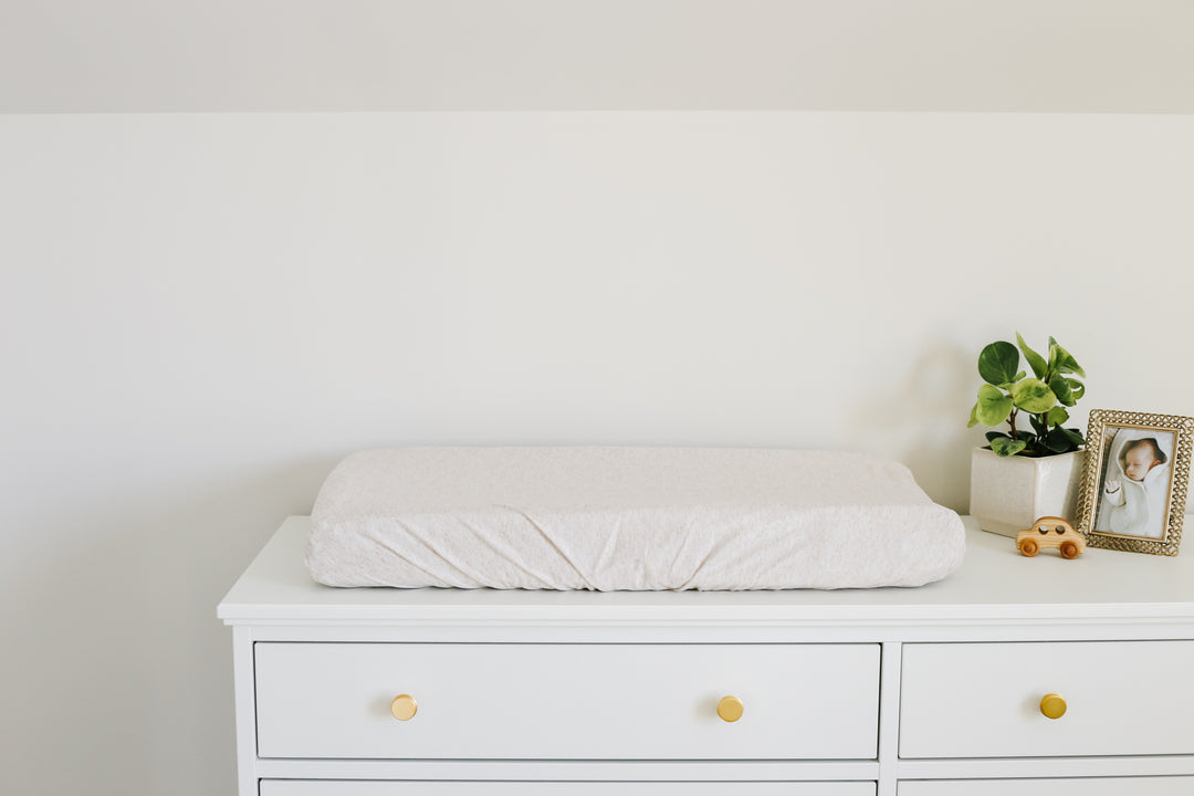 Oat Diaper Changing Pad Cover - Doodlebug's Children's Boutique