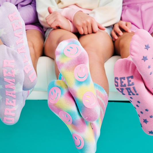 Sleepover Stars Party Socks  - Doodlebug's Children's Boutique