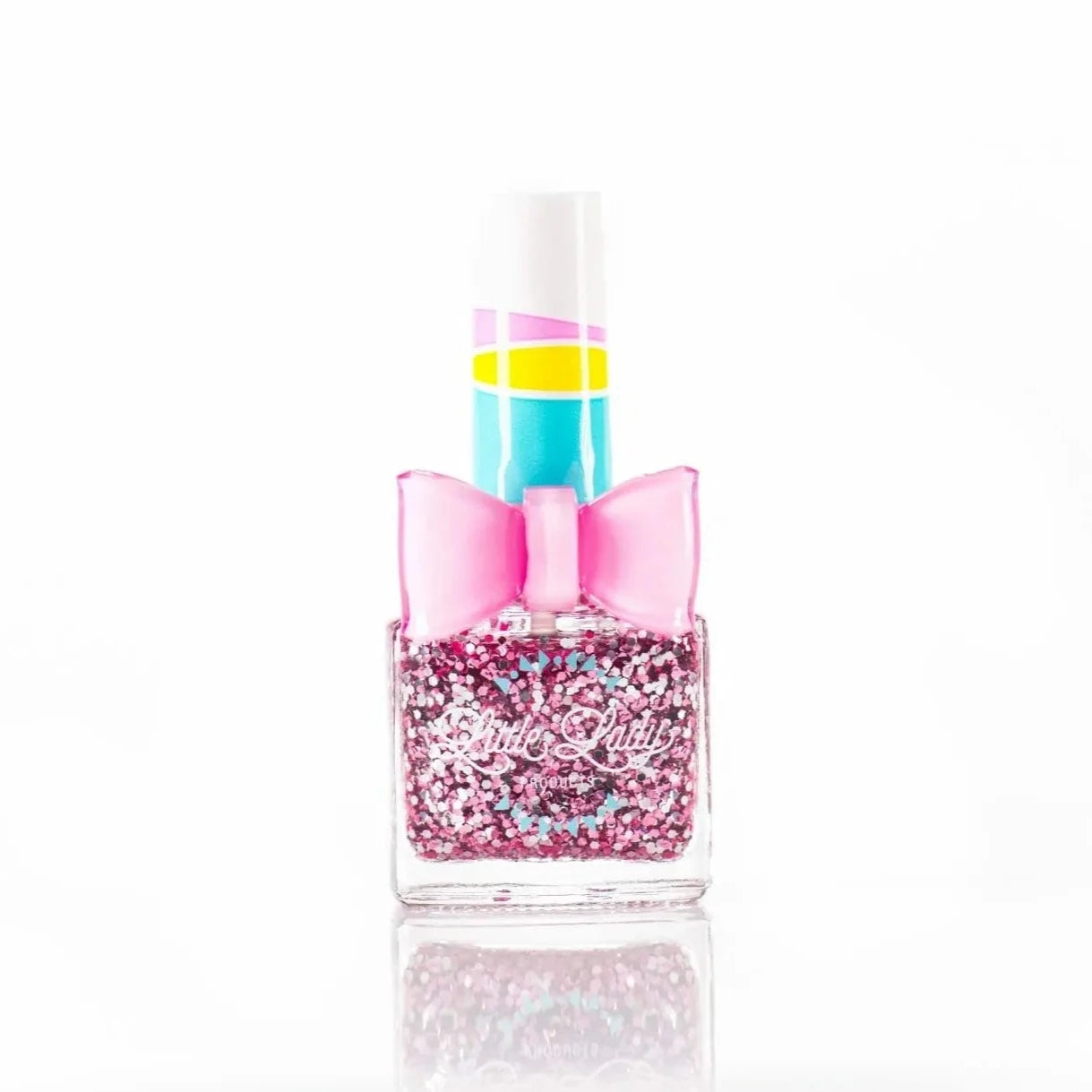 Confetti Glitter Nail Polish in Little Miss Melon - Doodlebug's Children's Boutique
