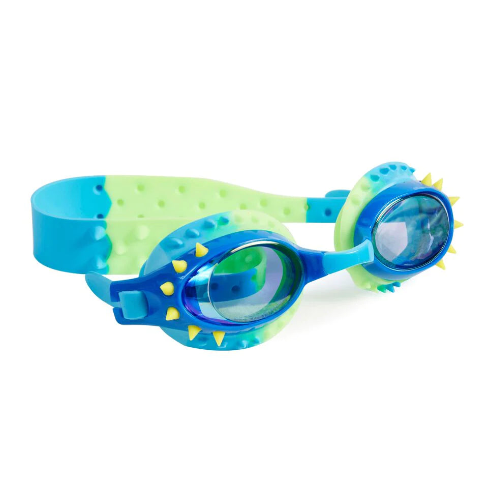 Lock Ness Blue Yellow Nelly Swim Goggles - Doodlebug's Children's Boutique