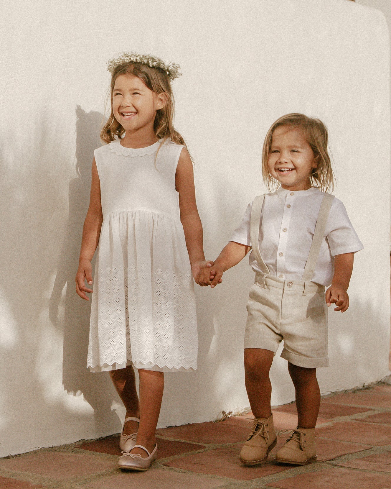 Archie Shirt in White - Doodlebug's Children's Boutique