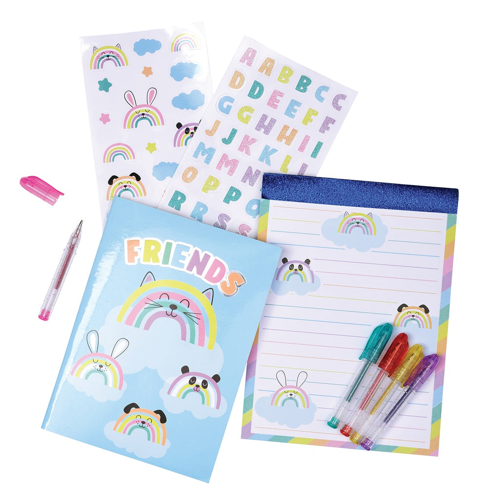 Rainbow Friends Stationary Set - Doodlebug's Children's Boutique
