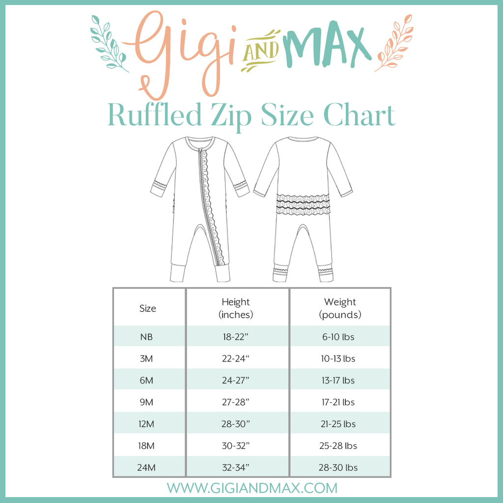 Nella Ruffle Zip - Doodlebug's Children's Boutique