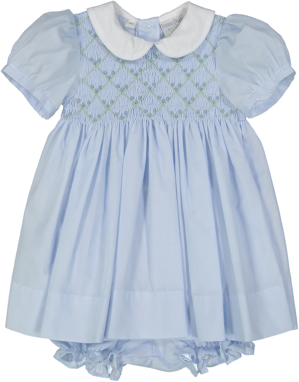 Rosebud Diamond Smocked Dress - Doodlebug's Children's Boutique