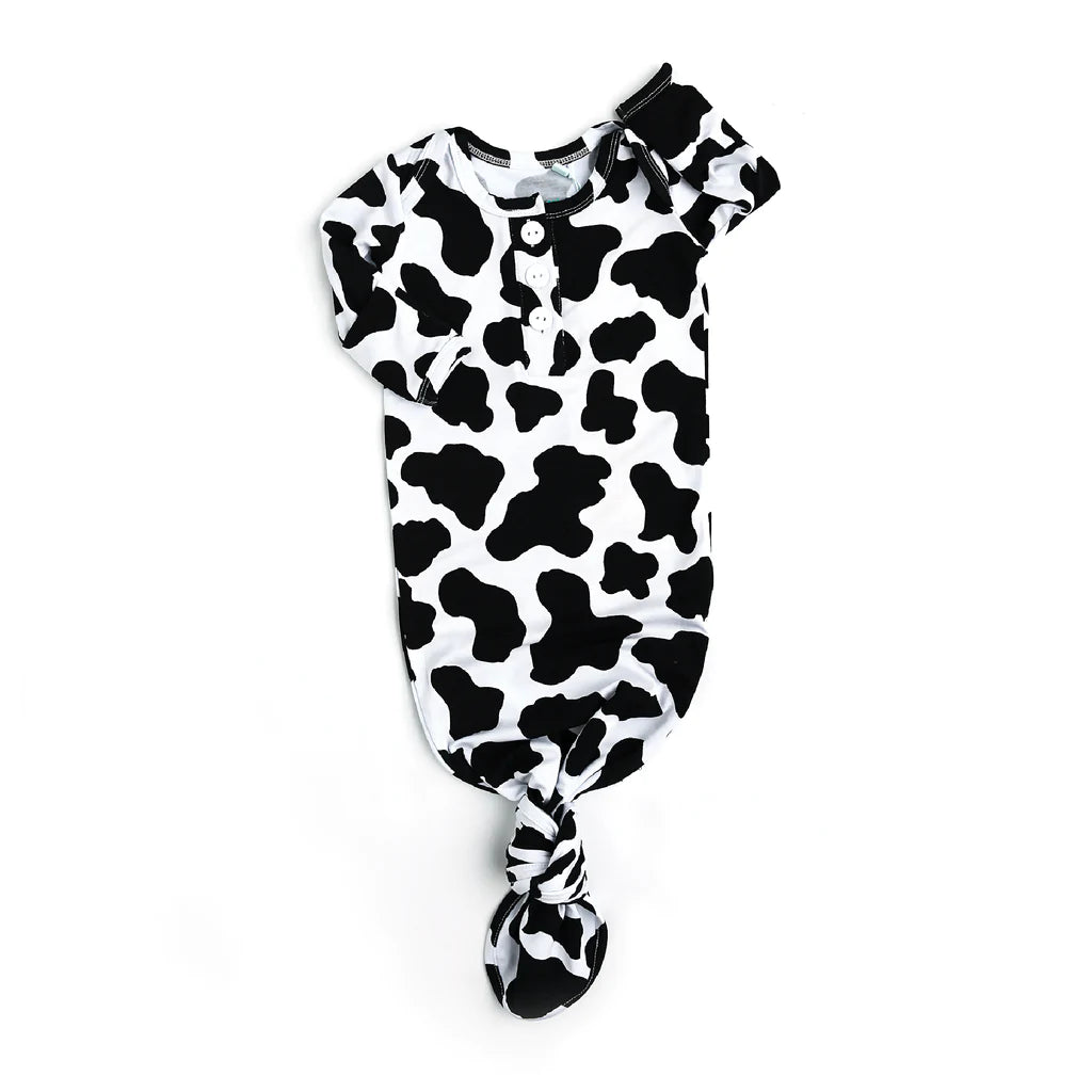 Boone Knotted Button Gown - Doodlebug's Children's Boutique