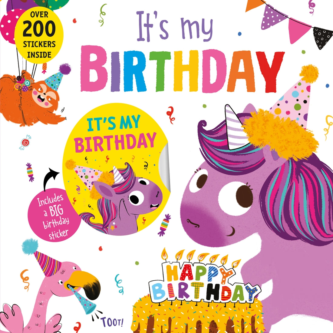 It's My Birthday Unicorn Book - Doodlebug's Children's Boutique