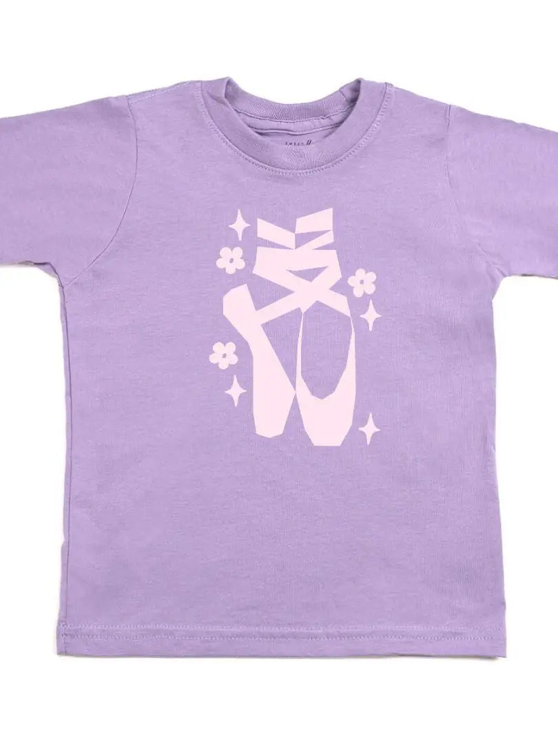 Ballet Shoes Sparkle Shirt - Doodlebug's Children's Boutique