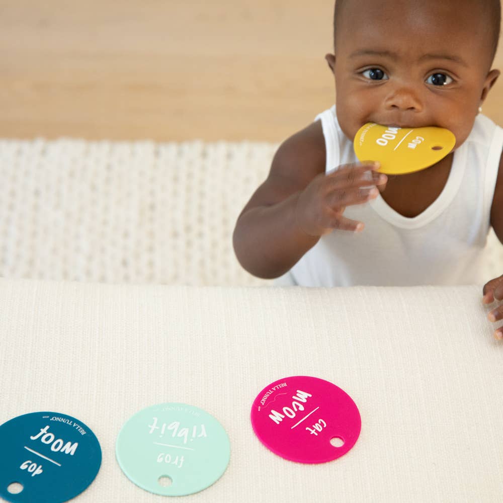 Party Animals Teething Flashcards - Doodlebug's Children's Boutique