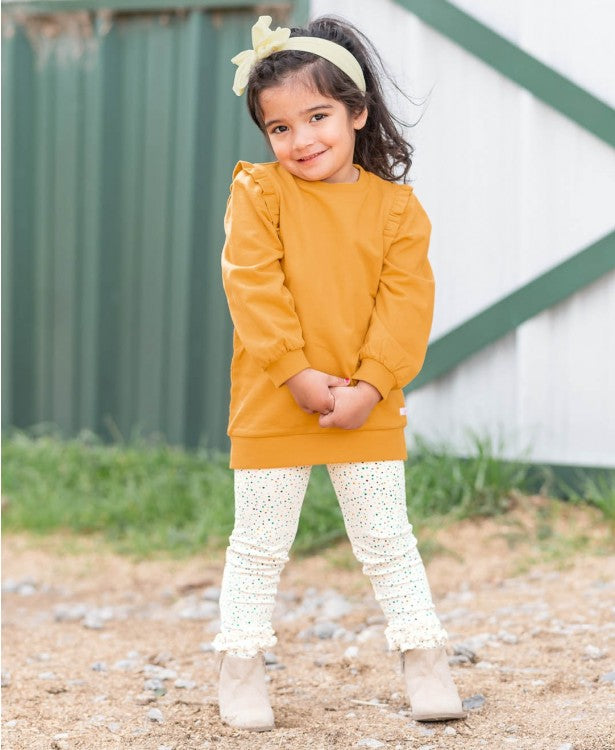Honey Sweatshirt Tunic - Doodlebug's Children's Boutique