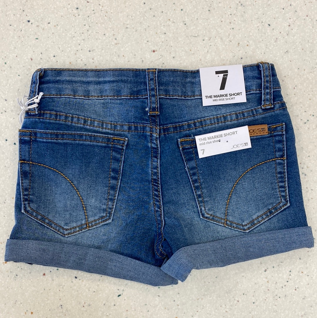 The Markie Short in Medium Indigo - Doodlebug's Children's Boutique
