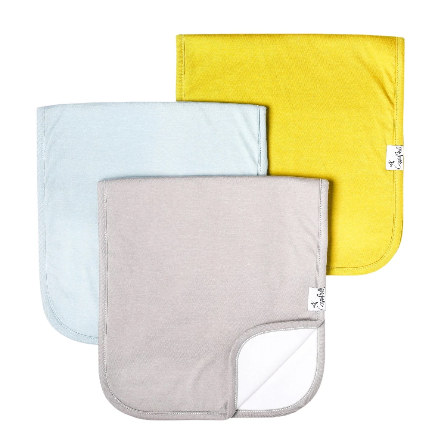 Stone 3 Pack Burp Cloths - Doodlebug's Children's Boutique