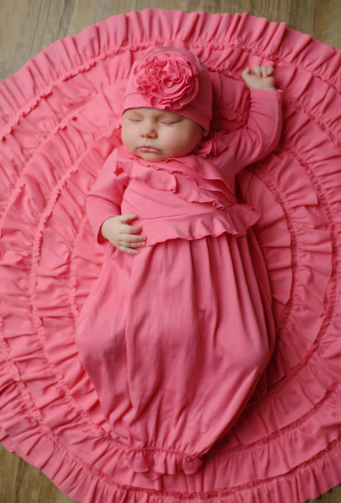 Jenna Gown in Pink Lemonade - Doodlebug's Children's Boutique