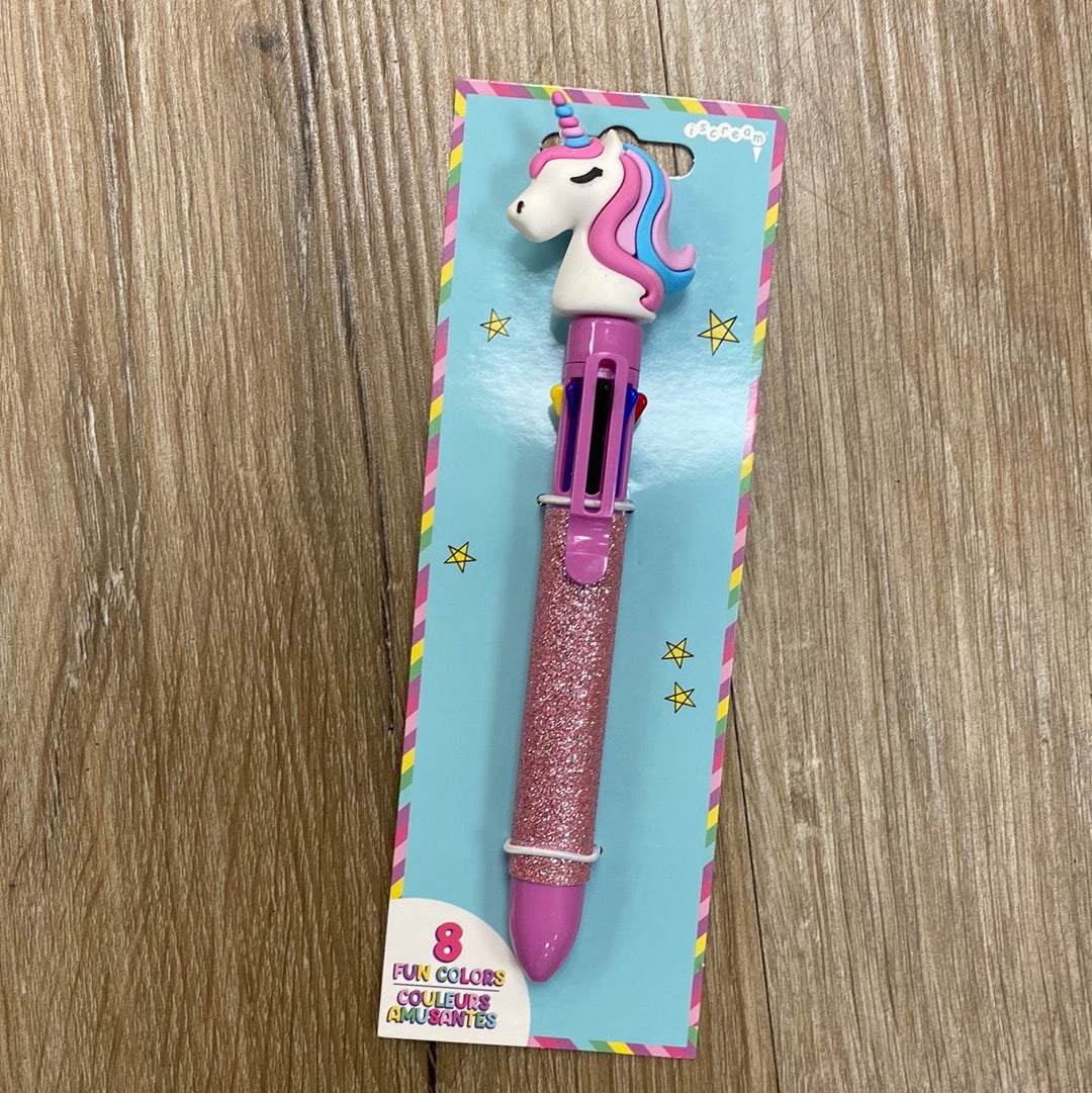 Unicorn Multicolor Click Pen - Doodlebug's Children's Boutique