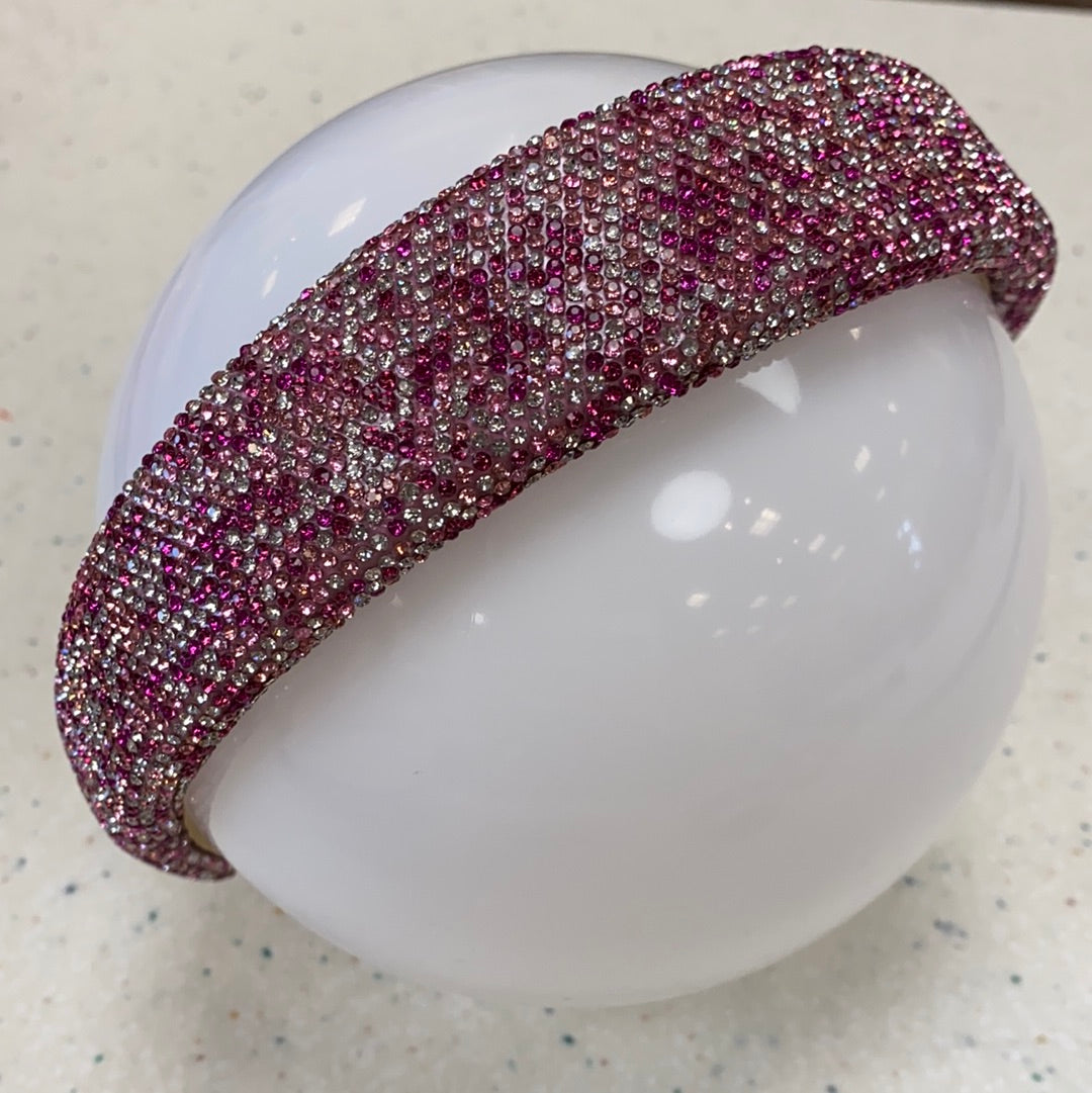Pink Crystallized Headband - Doodlebug's Children's Boutique
