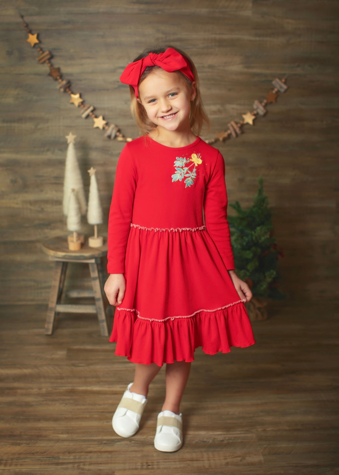 Mistletoe Dress - Doodlebug's Children's Boutique
