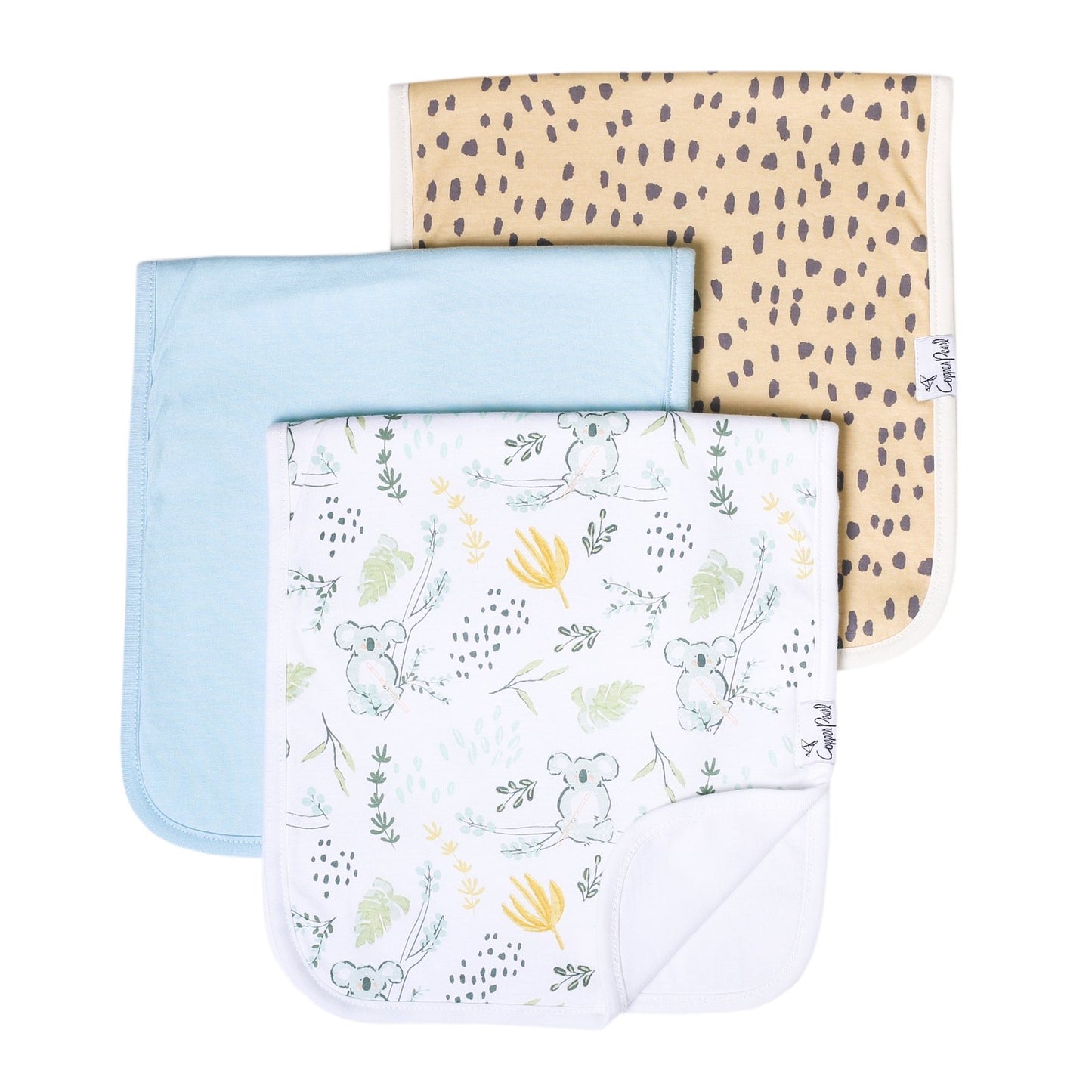Aussie 3 Pack Burp Cloths - Doodlebug's Children's Boutique