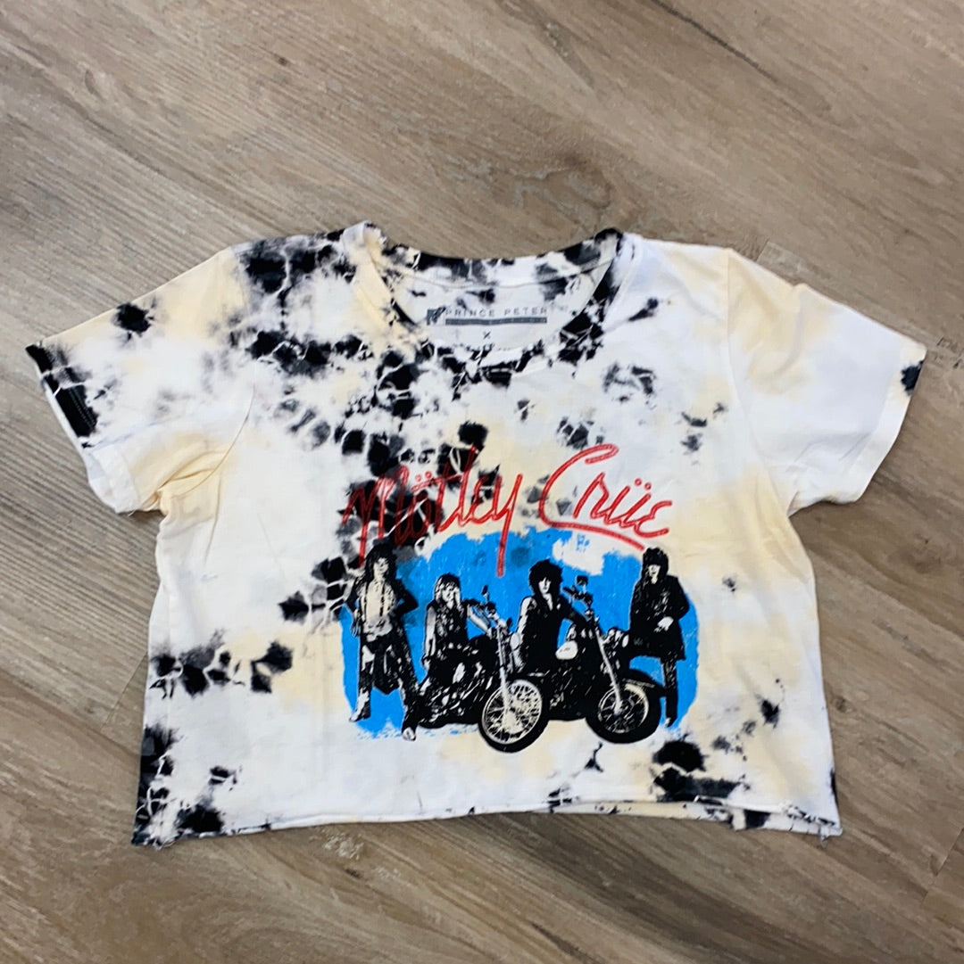 Motley Crue Crop Tee - Doodlebug's Children's Boutique