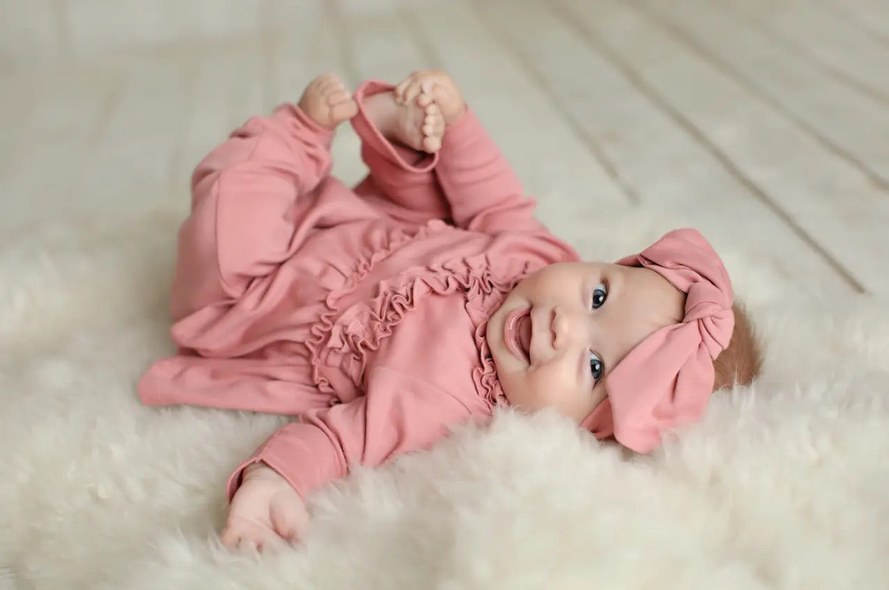 Lil Bohemian Set in Mauve Glow - Doodlebug's Children's Boutique