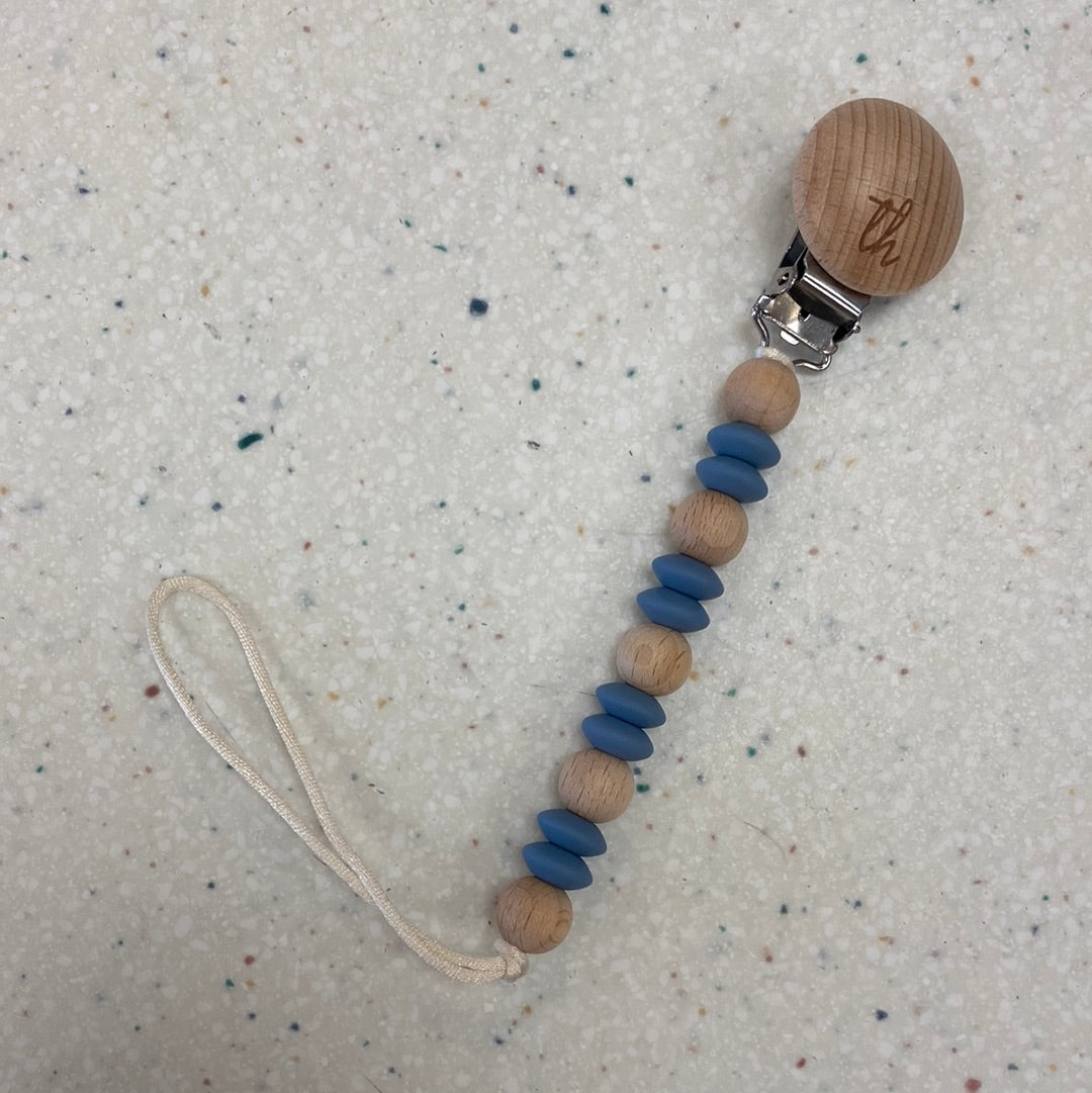 Petite Ori Paci and Toy Clip in Slate - Doodlebug's Children's Boutique