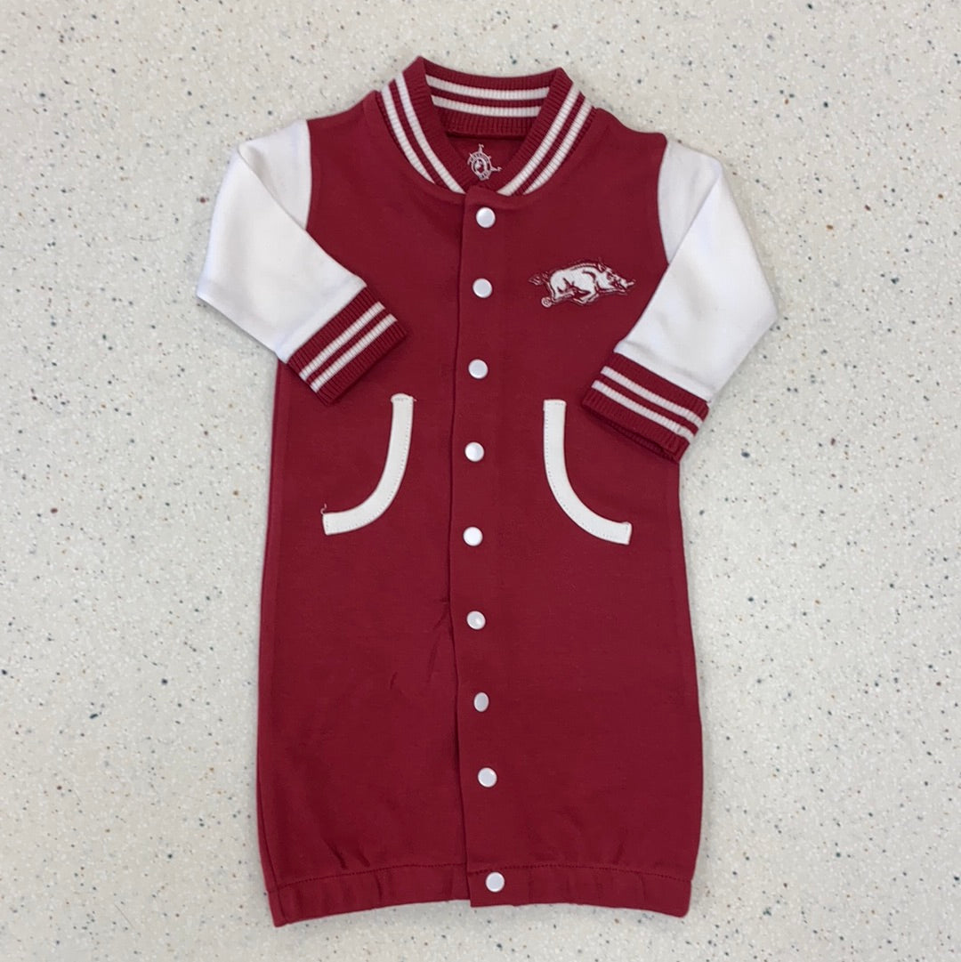 Razorback Varsity Convertible Gown - Doodlebug's Children's Boutique