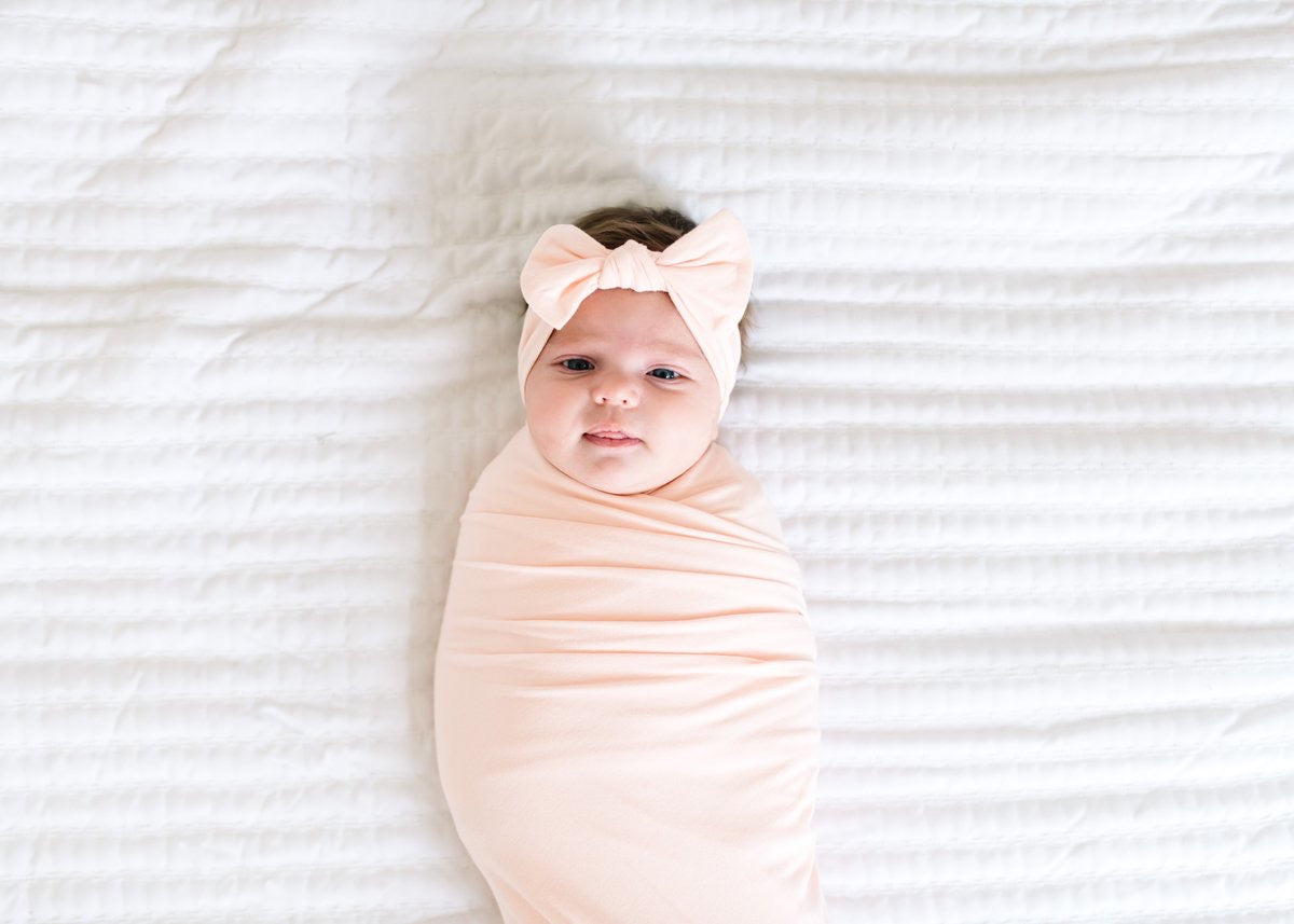 Blush Swaddle Blanket - Doodlebug's Children's Boutique