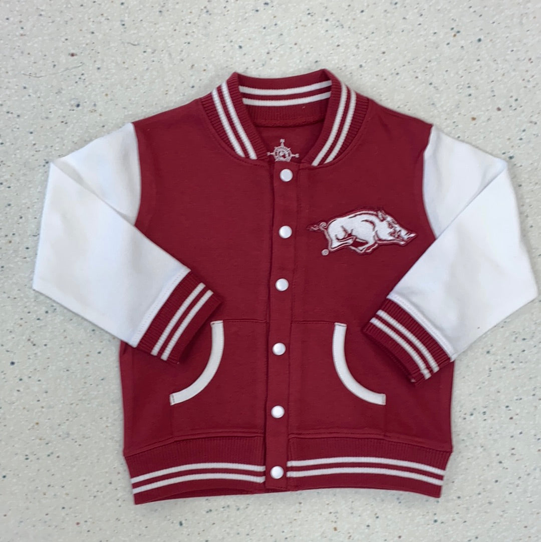 Razorback Varsity Jacket - Doodlebug's Children's Boutique