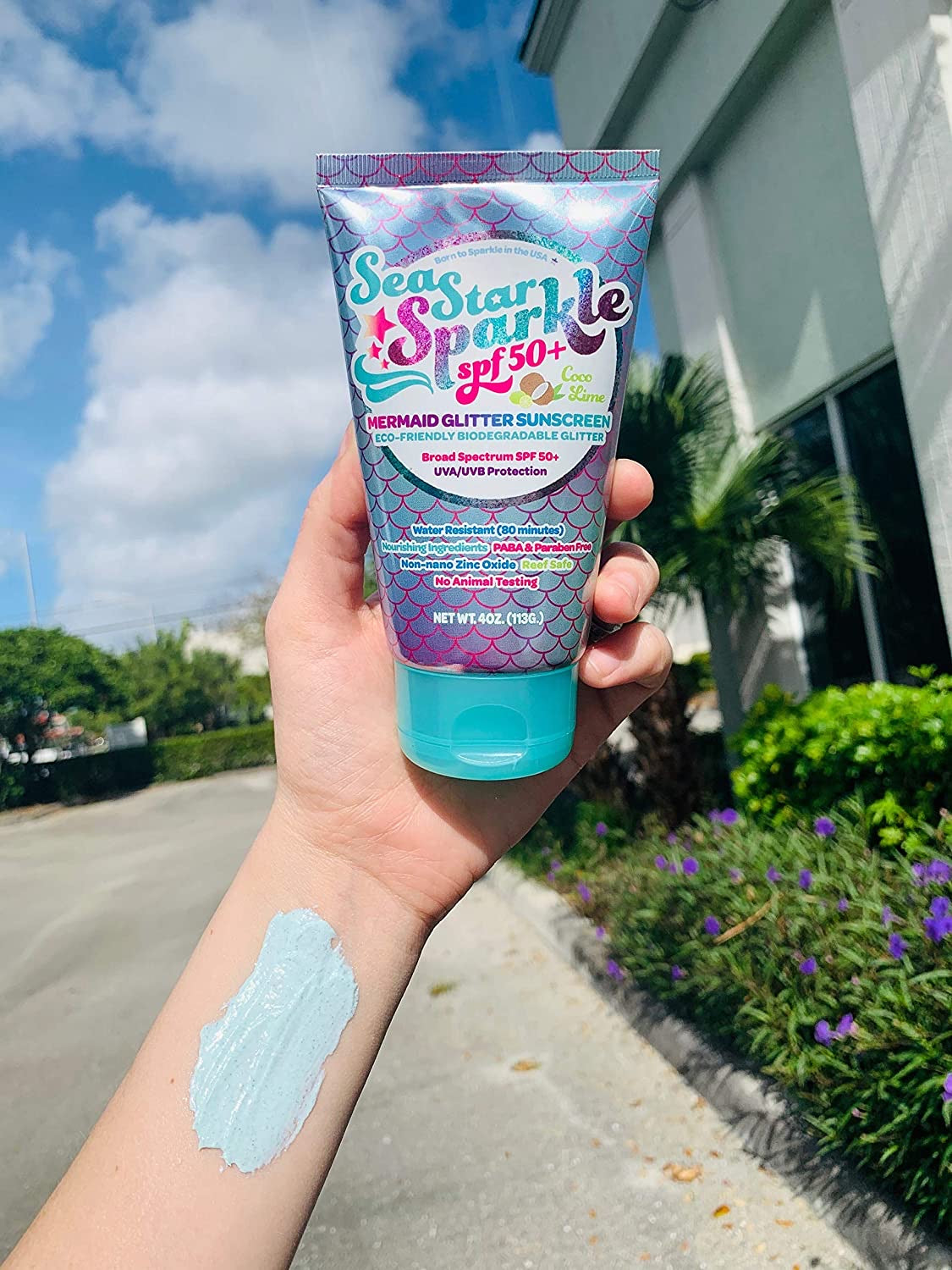 Coco Lime SPF 50+ Mermaid Glitter Sunscreen - Doodlebug's Children's Boutique