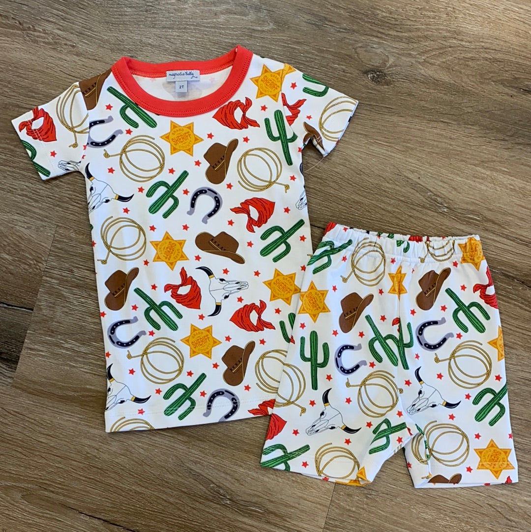 Western Dreams Short Pajamas - Doodlebug's Children's Boutique